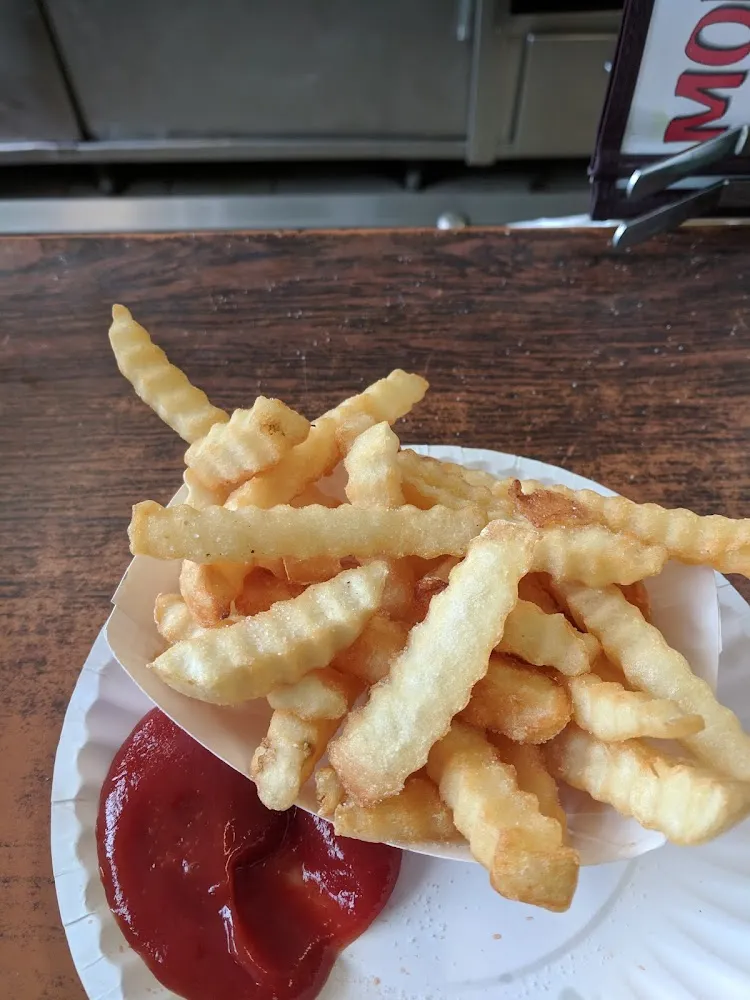 Hot Fresh French Fries Great Comfort Food on a Cold Day