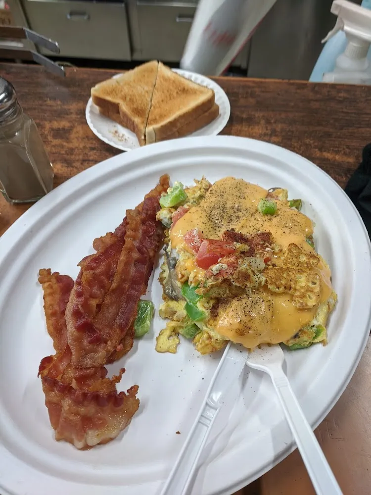 Western Omelette with Bacon